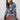 Fiona Gathered Neck Blouse Navy | Lily and Me Clothing