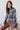 Fiona Gathered Neck Blouse Navy | Lily and Me Clothing