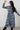 Anya Printed Midi Shirt Dress Navy | Lily and Me Clothing