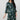 Lotty Fluted Sleeve Shift Dress Green | Lily and Me Clothing