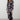 Celia Printed Satin Midi Dress Black | Lily and Me Clothing