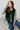 Dusk Stretch Cotton Jumbo Cord Gilet Pine Green | Lily and Me Clothing