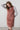 Belle Stretch Cotton Jumbo Cord Dress Antique Rose | Lily and Me Clothing