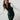 Belle Stretch Cotton Jumbo Cord Dress Pine Green | Lily and Me Clothing