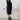 Belle Stretch Cotton Jumbo Cord Dress Navy | Lily and Me Clothing