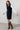 Belle Stretch Cotton Jumbo Cord Dress Navy | Lily and Me Clothing