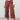 Isla Stretch Jumbo Corduroy Cropped Trousers Antique Rose | Lily and Me Clothing