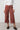 Isla Stretch Jumbo Corduroy Cropped Trousers Antique Rose | Lily and Me Clothing