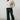 Isla Stretch Jumbo Corduroy Cropped Trousers Pine Green | Lily and Me Clothing