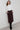 Penrose Stretch Jumbo Cord Midi Skirt Chocolate