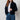 Rene Stretch Jumbo Cord Jacket Navy | Lily and Me Clothing