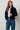 Rene Stretch Jumbo Cord Jacket Navy | Lily and Me Clothing
