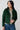 Rene Stretch Jumbo Cord Jacket Pine Green | Lily and Me Clothing