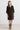 Harvest Stretch Jumbo Cord Shift Dress Chocolate