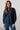 Wayfaring Textured Jacquard Blouse Navy | Lily and Me Clothing
