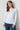 Monica Organic Cotton Jersey Top White | Lily and Me Clothing