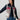 Elspeth Cable Knit High Neck Jumper Navy | Lily and Me Clothing