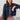 Adelia Tie Front Cardigan Navy Ecru | Lily and Me Clothing