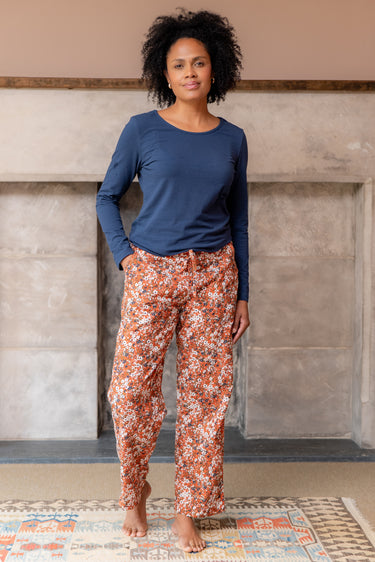 Connie Print Pyjama Set Ginger