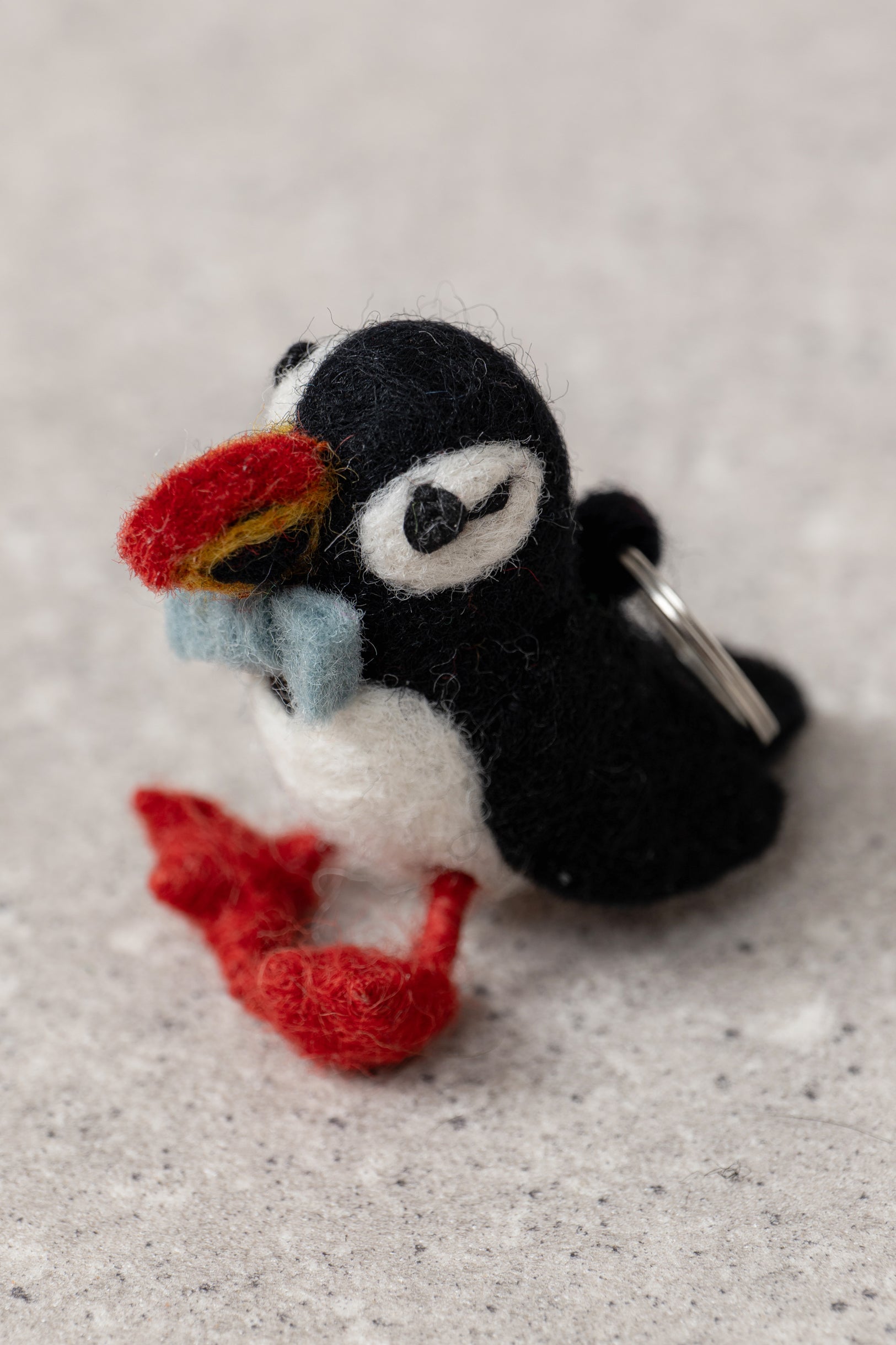 Puffin Felt Keyring