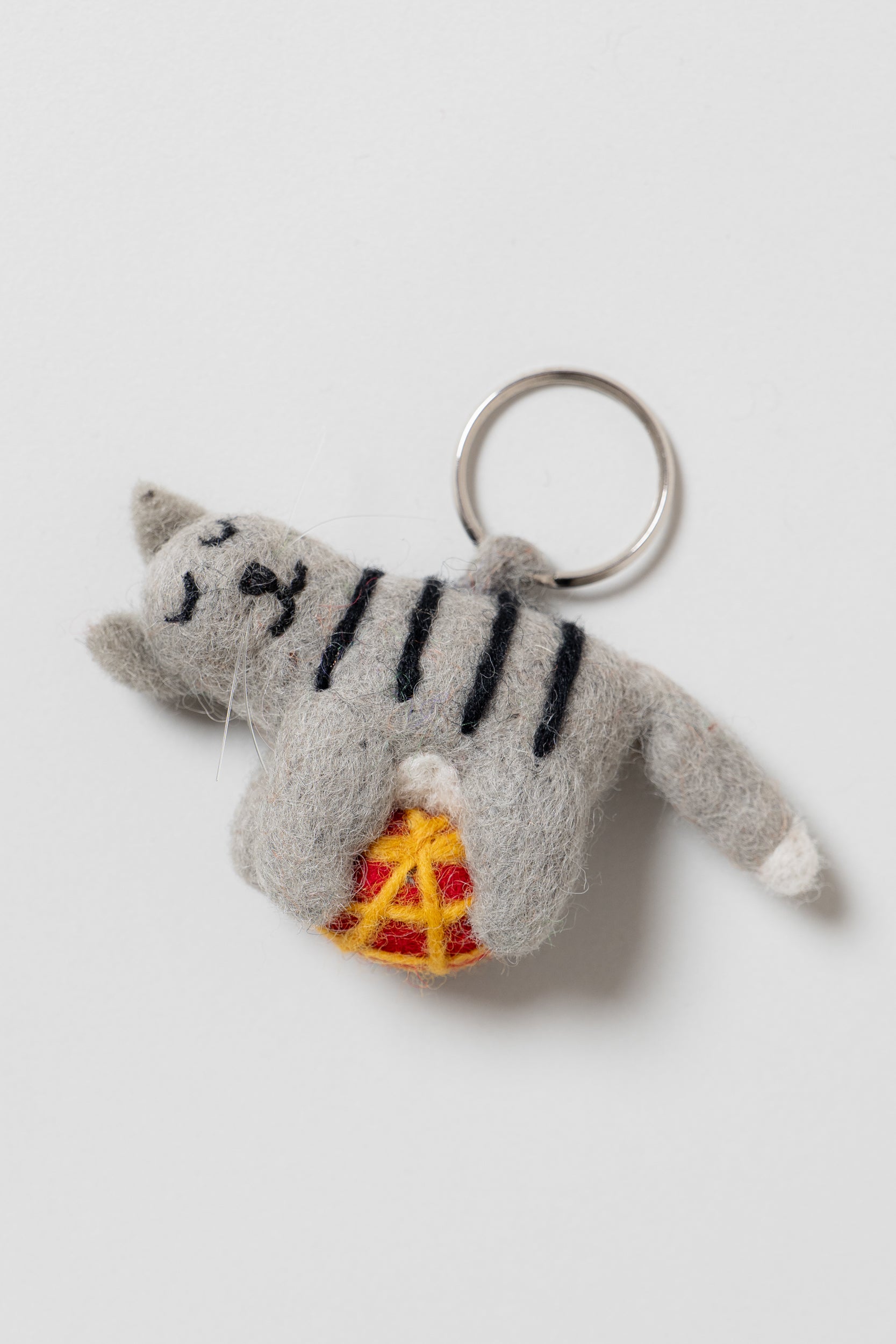 Claudia Cat Felt Keyring