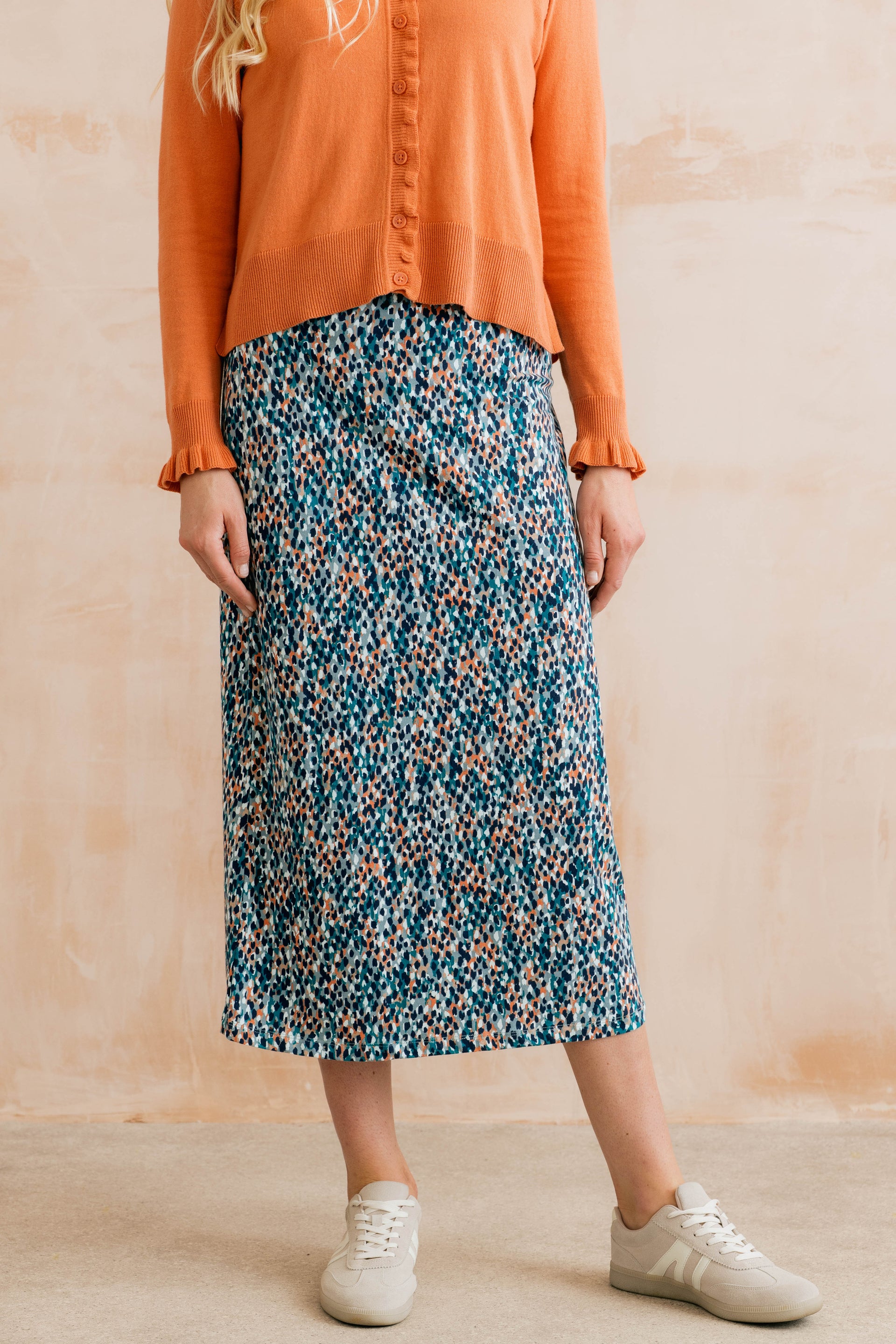 Melissa Organic Cotton Jersey Skirt Ocean