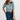Meadow Printed Top Ocean