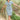 Elmore Printed Organic Jersey Shirt Dress Ocean