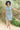 Elmore Printed Organic Jersey Shirt Dress Ocean