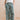 Greta Print Cropped Trousers Petrol