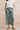 Greta Print Cropped Trousers Petrol