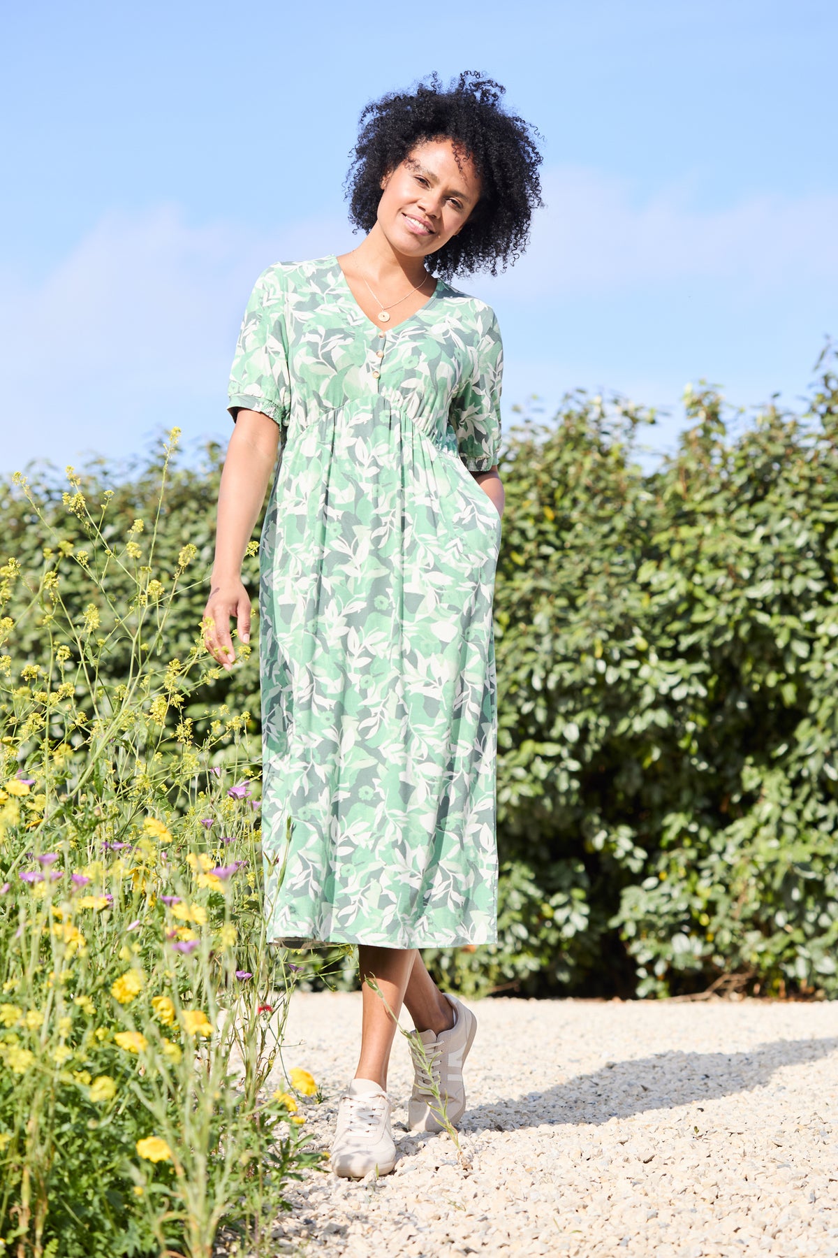 Lilian Jersey Printed Midi Dress