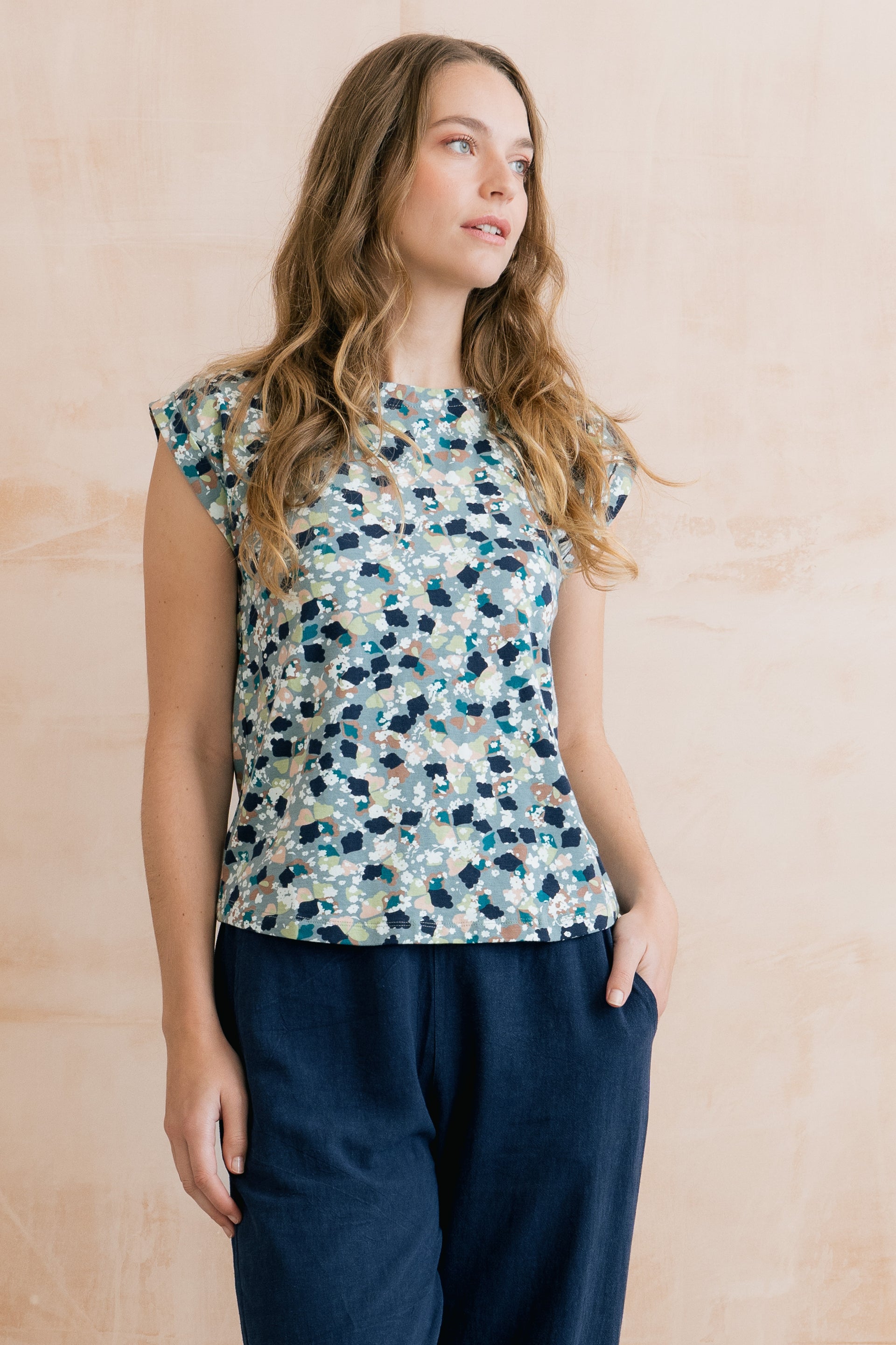 Sway Organic Cotton Jersey T Shirt Water Ocean