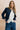 Seren Stretch Cotton Twill Jacket Navy