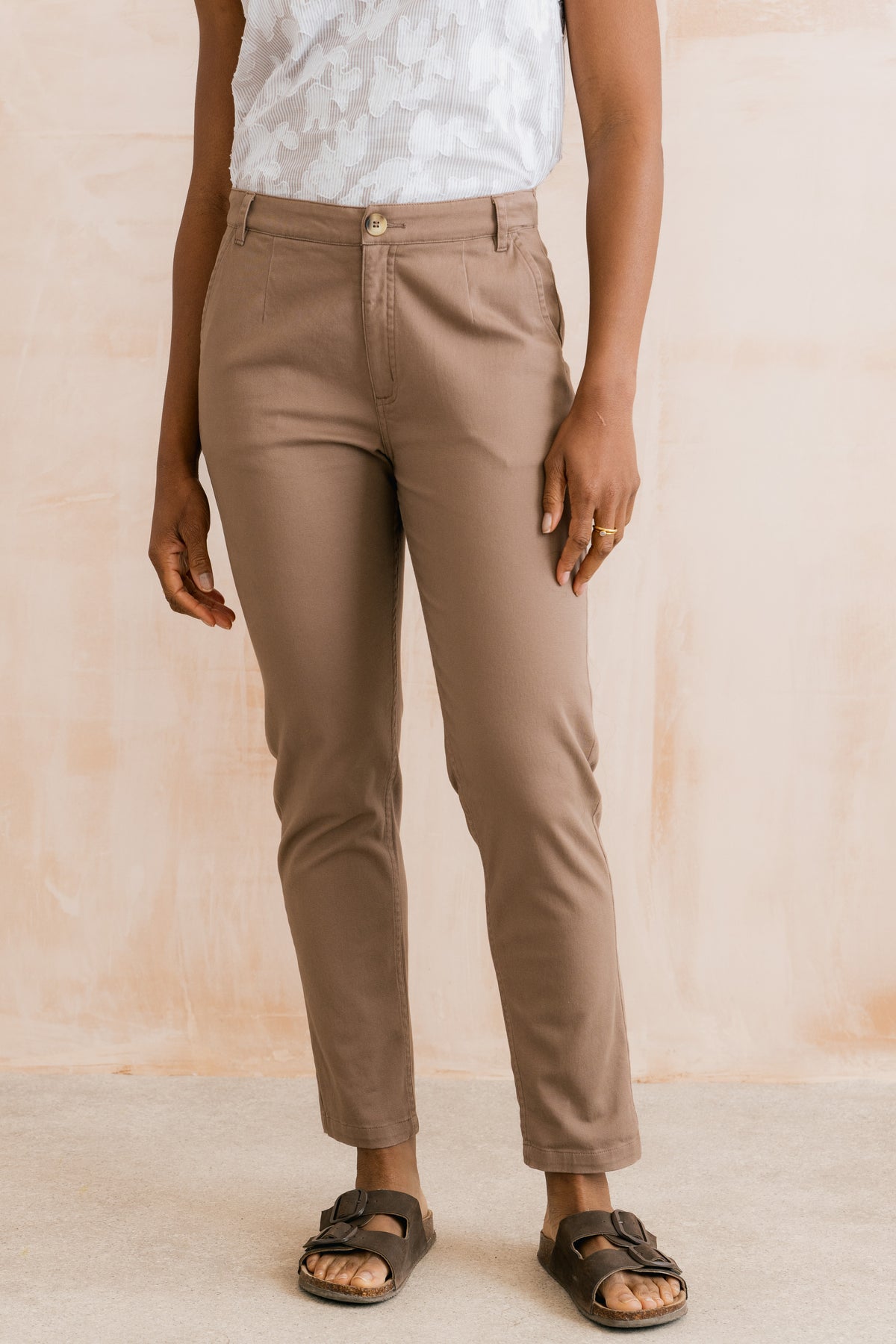 Breaker Stretch Twill Trousers Mocha