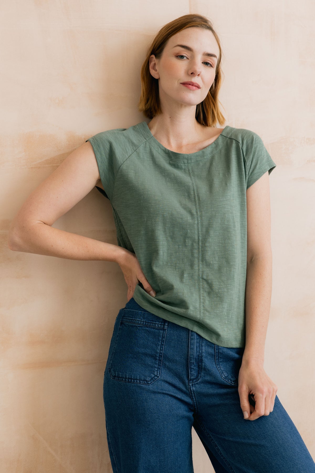 Tidal Organic Cotton T Shirt Laurel