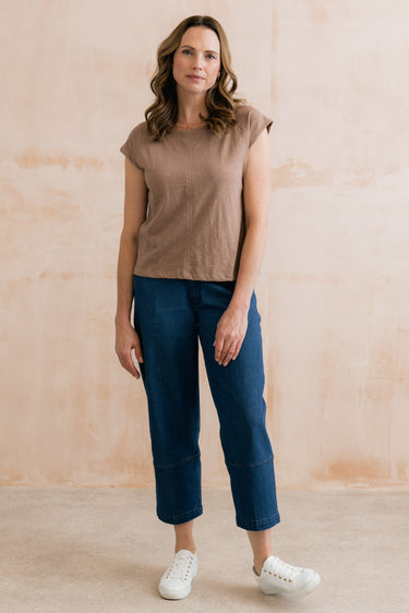 Tidal Organic Cotton T-Shirt Mocha