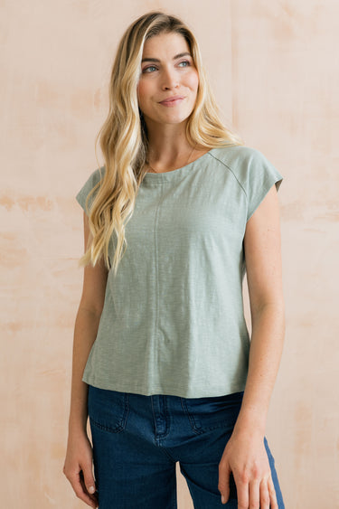 Tidal Organic Cotton T-Shirt Silver Sage
