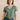 Victoria Organic Cotton V-Neck T-Shirt Laurel Green