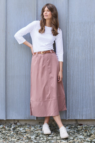 Monica Organic Cotton Jersey Top White