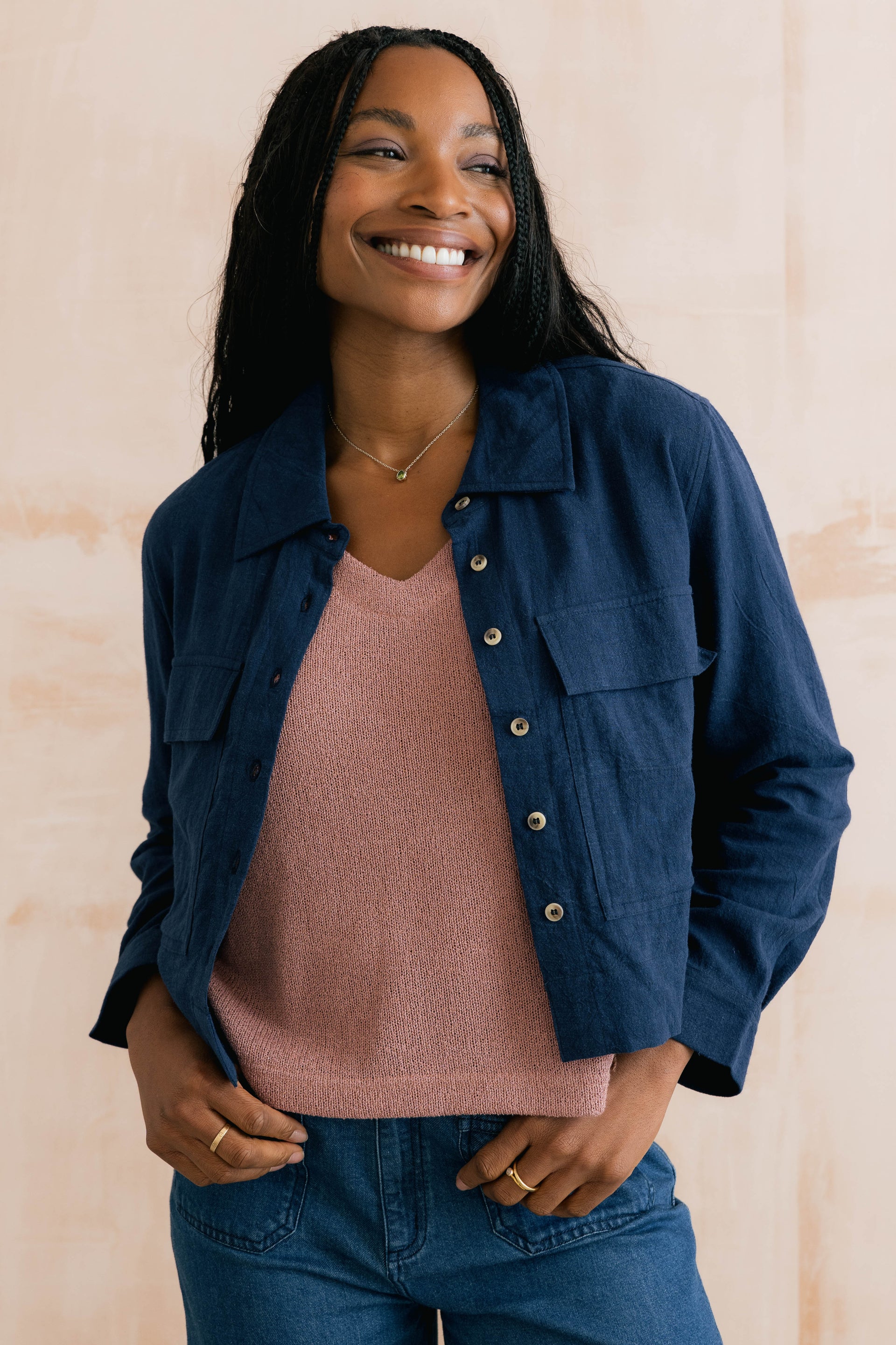 Grasslands Linen Blend Jacket