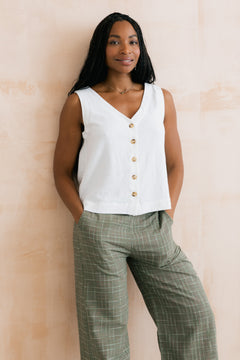 Example: Allium Two Way Button Through Vest