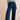 Grace Wide Leg Linen Blend Trousers Navy