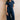 Josie Linen Blend Cropped Jumpsuit Navy