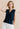 Sophie Pointelle Knit Sleeveless Waistcoat Navy