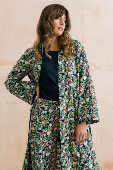 Mayflower Dressing Gown Navy