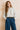 Flora Embroidered Stripe Blouse Ecru