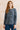 Riverside Printed Organic Cotton Jersey Top Blue
