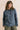 Eastcombe High Neck Floral Print Top Blue