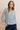 Caroline Striped Organic Cotton Jersey Top Navy/Ecru